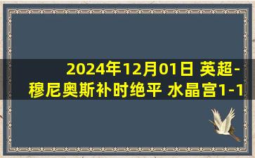 2024年12月01日 英超-穆尼奥斯补时绝平 水晶宫1-1纽卡斯尔联赛4轮不胜